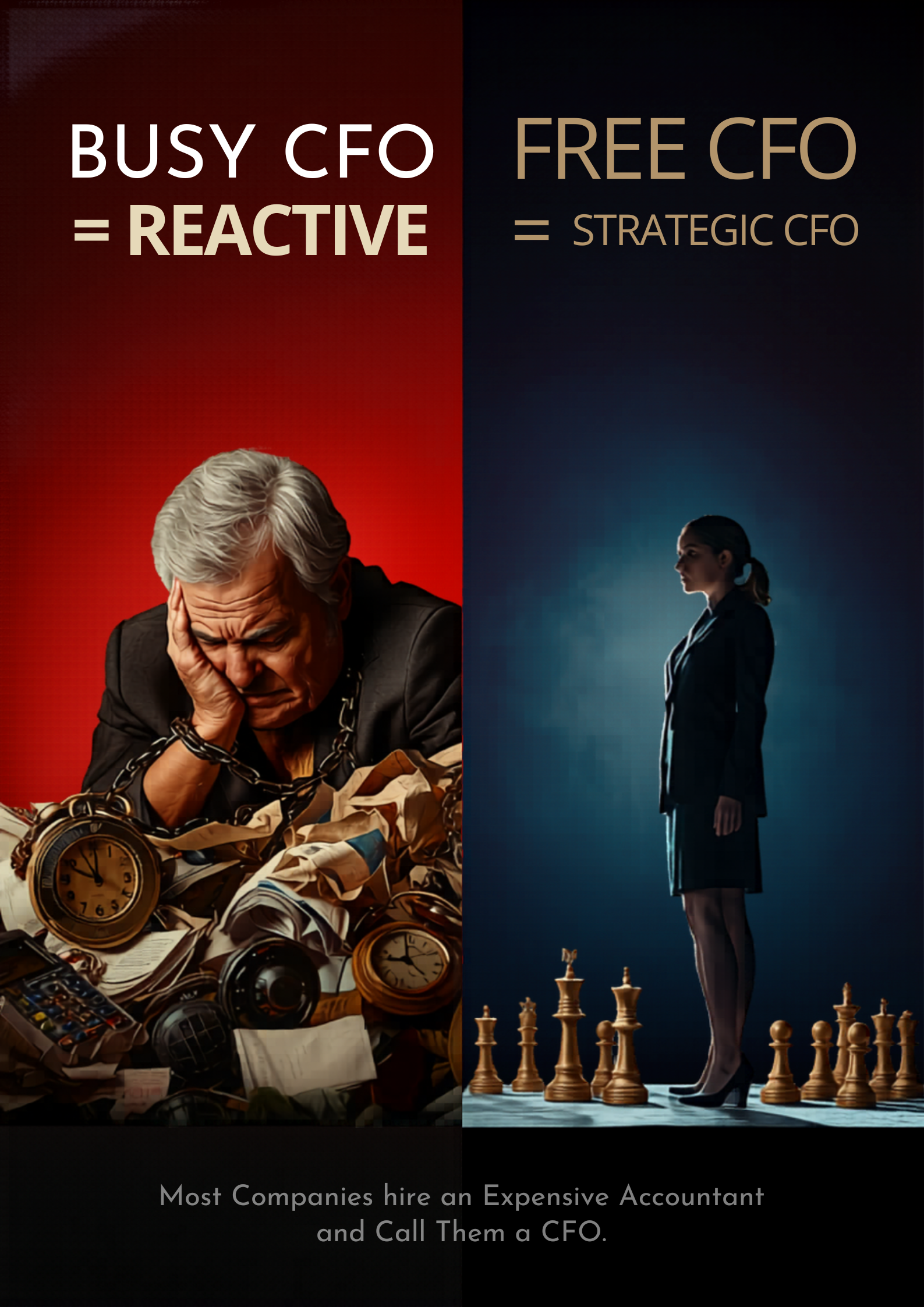 Busy CFO is a reactive CFO - A free CFO is a strategic CFO.