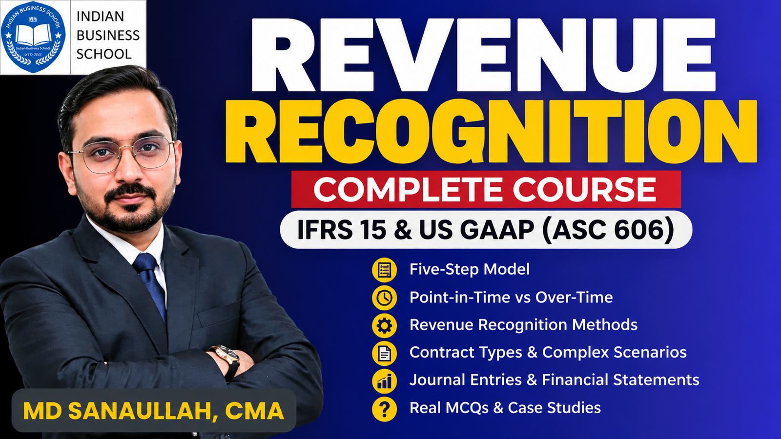 Revenue Recognition Full Course | IFRS 15 & ASC 606